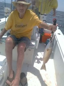 A solo angler fishing in Florida.