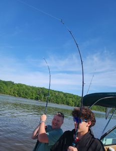 One angler fishing in NY