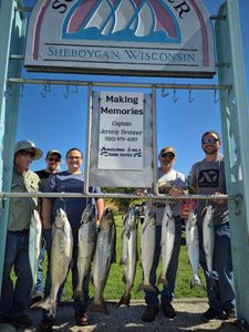 Fishermen caught 9 pink and coho salmon in WI