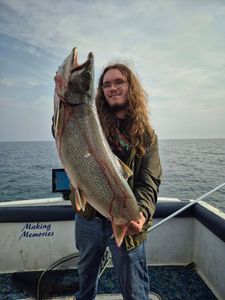 Person fishing in Sheboygan