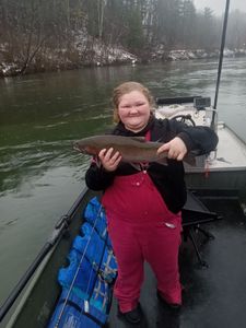 Rainbow trout caught fishing in MI