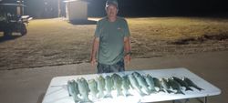 Angler fishing at Graford location