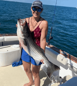 Striped Bass Caught during MA Fishing Trip!