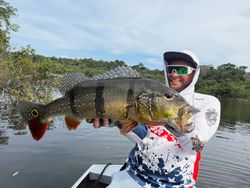 A lone angler fishing in Florida