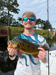 Angler with fishing rod in FL