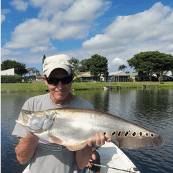 One angler fishing at Delray Beach