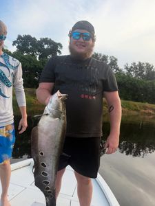 Fisherman with fishing rod enjoying the outdoors in Delray Beach
