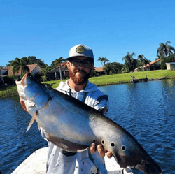 Fisherman with a large 27-inch catch in Delray Beach