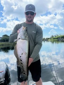 A person fishing in Florida