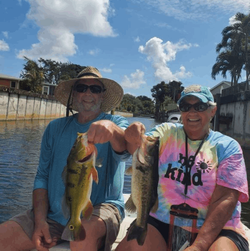 Two anglers fishing in the waters of Florida