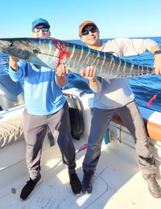 A couple enjoying fishing cruises on Kiawah Island