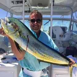 Angler on cruises and fishing charter at Kiawah Island