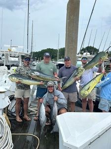 Six impressive fish caught at Kiawah Island during cruises and fishing trips