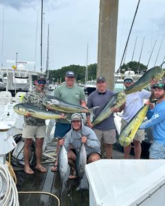 5 big fish caught on cruises and fishing trip at Kiawah Island