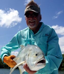 Angler fishing in San Juan