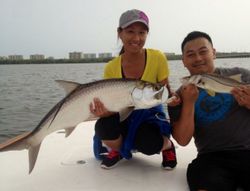 Two tarpon fish caught in PR