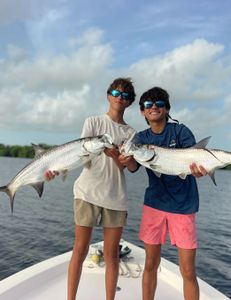 Two tarpon fish caught in San Juan