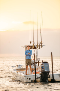 Angler fishing with rod and reel in Florida