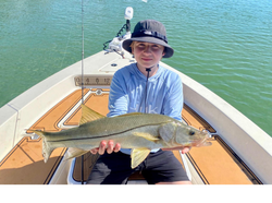 Snook fish caught by angler in Florida