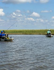 Person fishing in Crosby