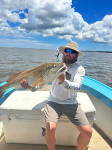 Angler with a big catch in Georgia