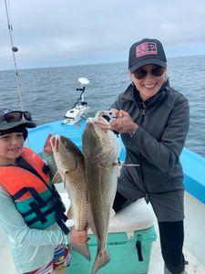 Two anglers catch big fish in Darien