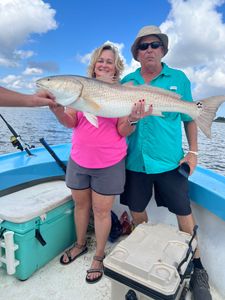 Catch of the day: Redfish, 41 inches, fishing in Darien