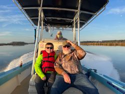 Three people fishing in GA