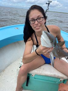 Angler with a fishing rod in GA