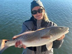 Redfish caught by angler in Darien