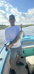 Redfish caught in Darien, fishing