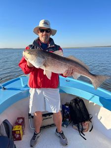 Redfish, 32-inch fish caught in Darien while fishing