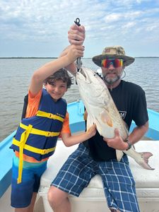 A great fishing trip with two people in Darien