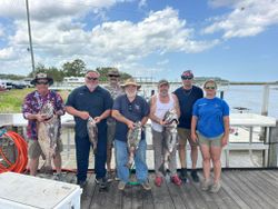 7 people fishing for 4 unknown fish in GA