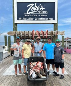 Snapper Fishing, fun, and sun in Orange Beach! 