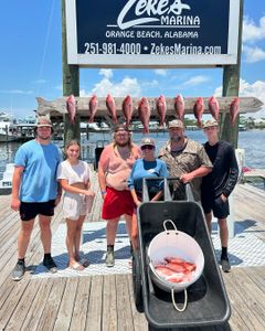 Reeling in the Red Snapper today! 