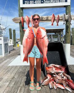 Snapper Fishing dreams come true in Orange Beach!