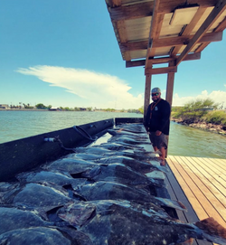 Angler fishing at South Padre Island