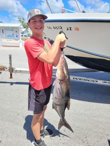 Fishing in GA with a big 24-inch catch