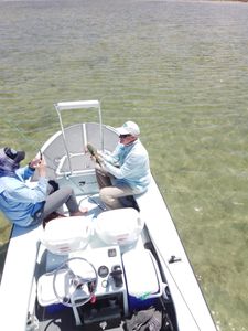 Angler fishing in Freeport
