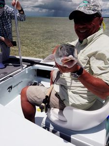 Fisherman in Freeport enjoying a day of fishing