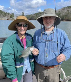 Crappie fish caught while fishing in AL