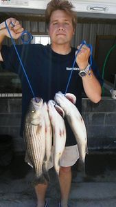 Two striped bass caught in SC