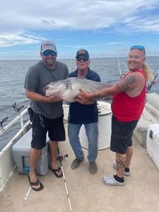 Anglers with a big fish caught in SC