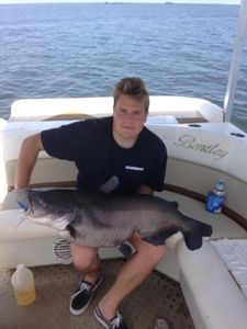 Fishing a white catfish in SC