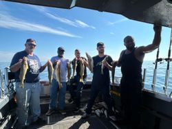Group of people fishing in Cleveland, Ohio