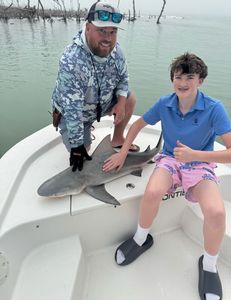 Bonnethead Shark, a 20-inch fish, on a fishing tour in Marco Island