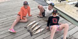 Two redfish, 16 inches, fishing in FL