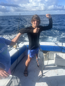 Reeling in the big one at the Riviera Beach City Marina!