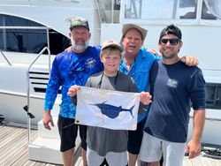 A group of 4 people fishing in FL